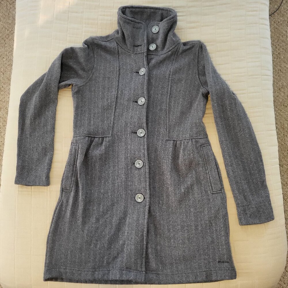 Patagonia Gray Better Sweater Long Coat size L